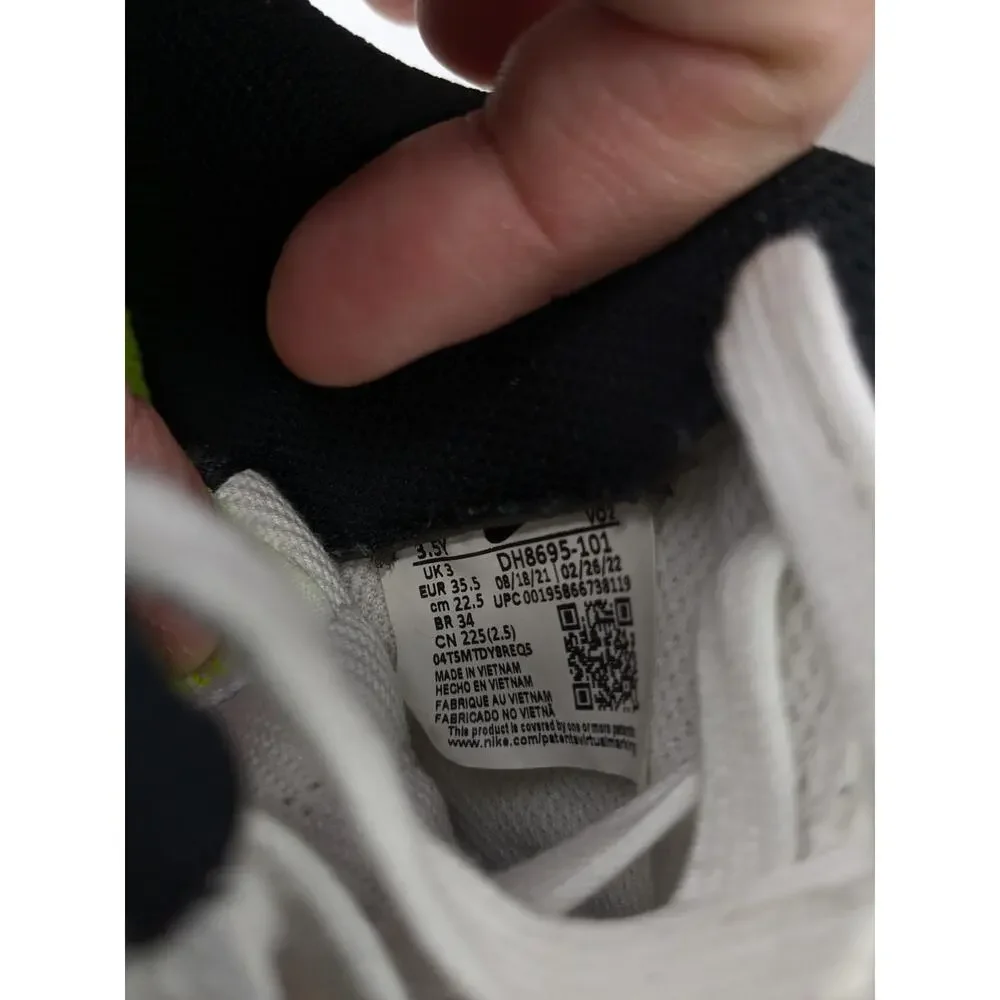 Nike Airforce 1 Crater NN White Sneakers - Youth 3.5
